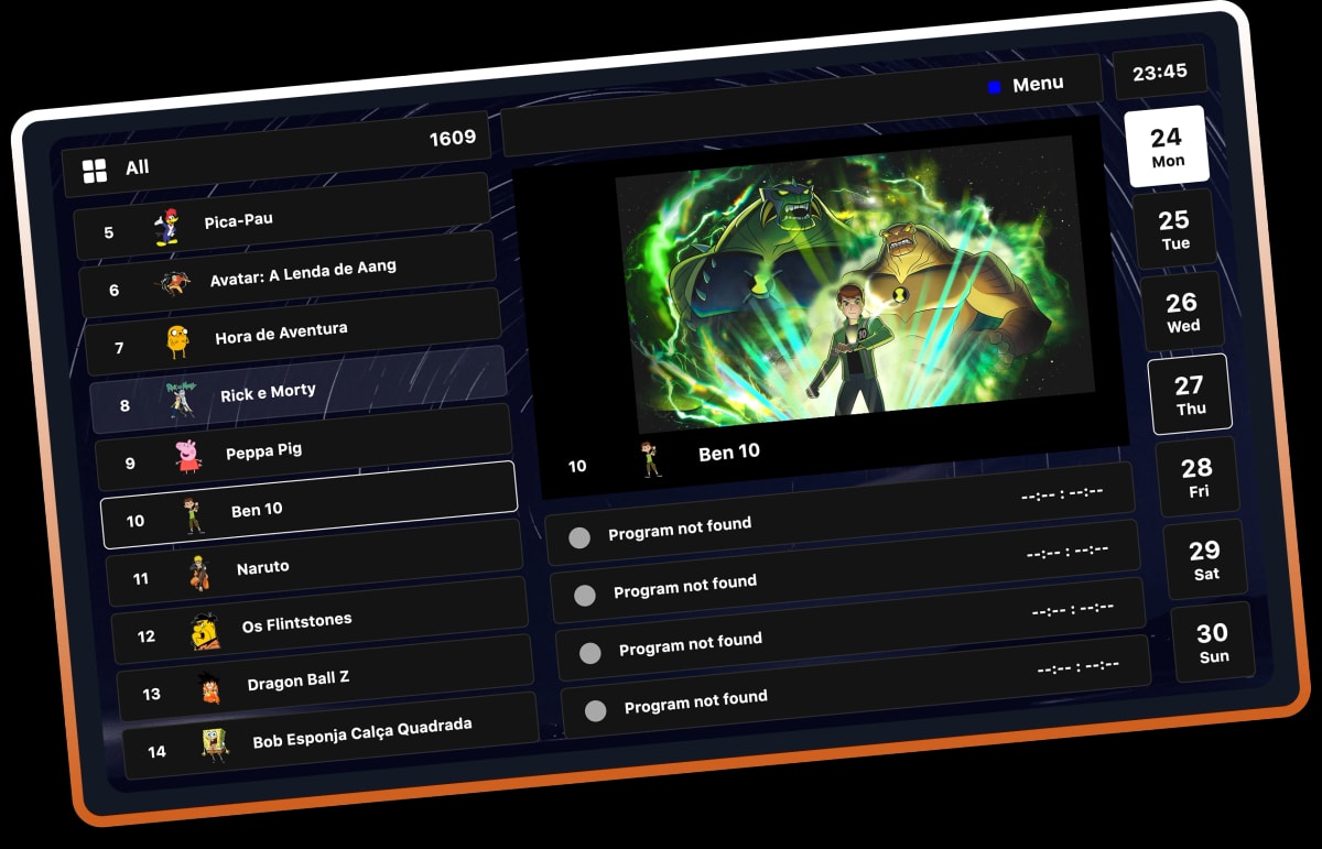 I-player channel guide